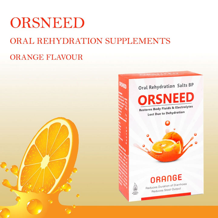 Orsneed Orange Oral Rehydration Salts BP For Oral Solution 4.2 g 10's - Easy Pharmacy LLC