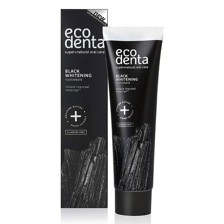 Ecodenta Fluoride Free Black Whitening Toothpaste 100ml - Easy Pharmacy LLC