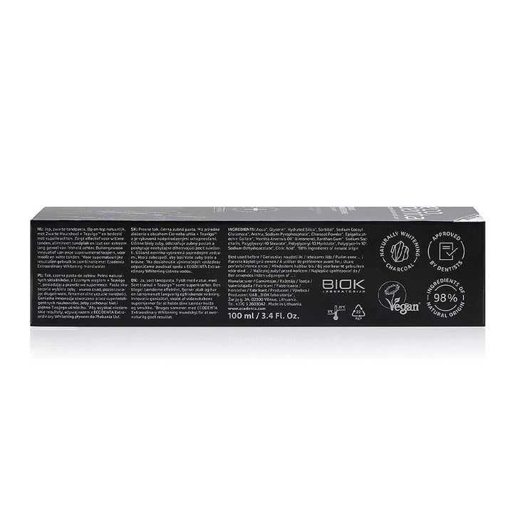 Ecodenta Fluoride Free Black Whitening Toothpaste 100ml - Easy Pharmacy LLC
