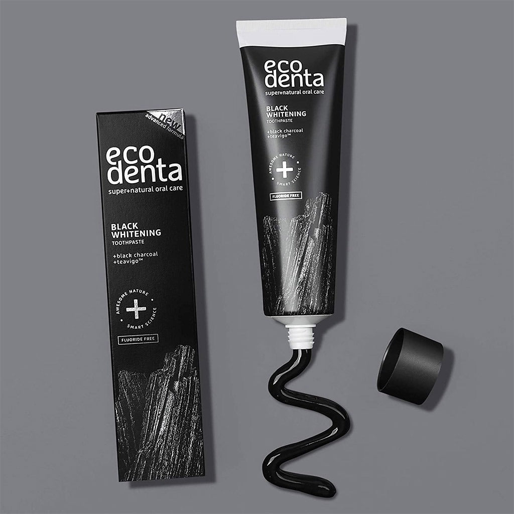 Ecodenta Fluoride Free Black Whitening Toothpaste 100ml - Easy Pharmacy LLC