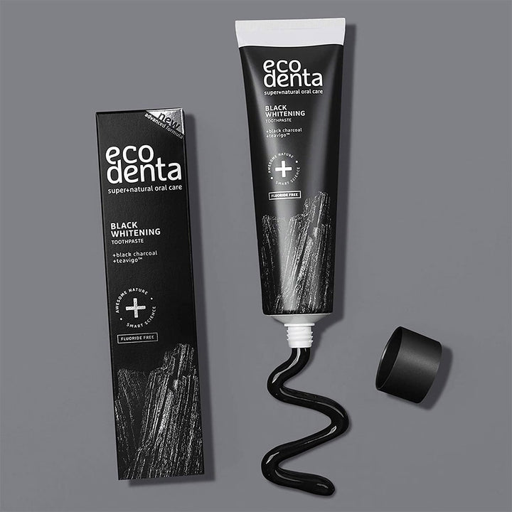 Ecodenta Fluoride Free Black Whitening Toothpaste 100ml - Easy Pharmacy LLC