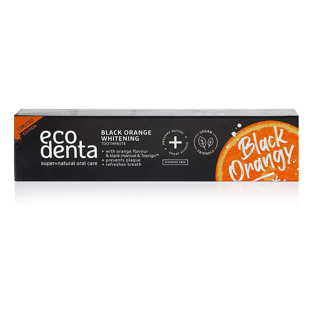 Ecodenta Fluoride Free Black Orange Whitening Toothpaste 100ml - Easy Pharmacy LLC
