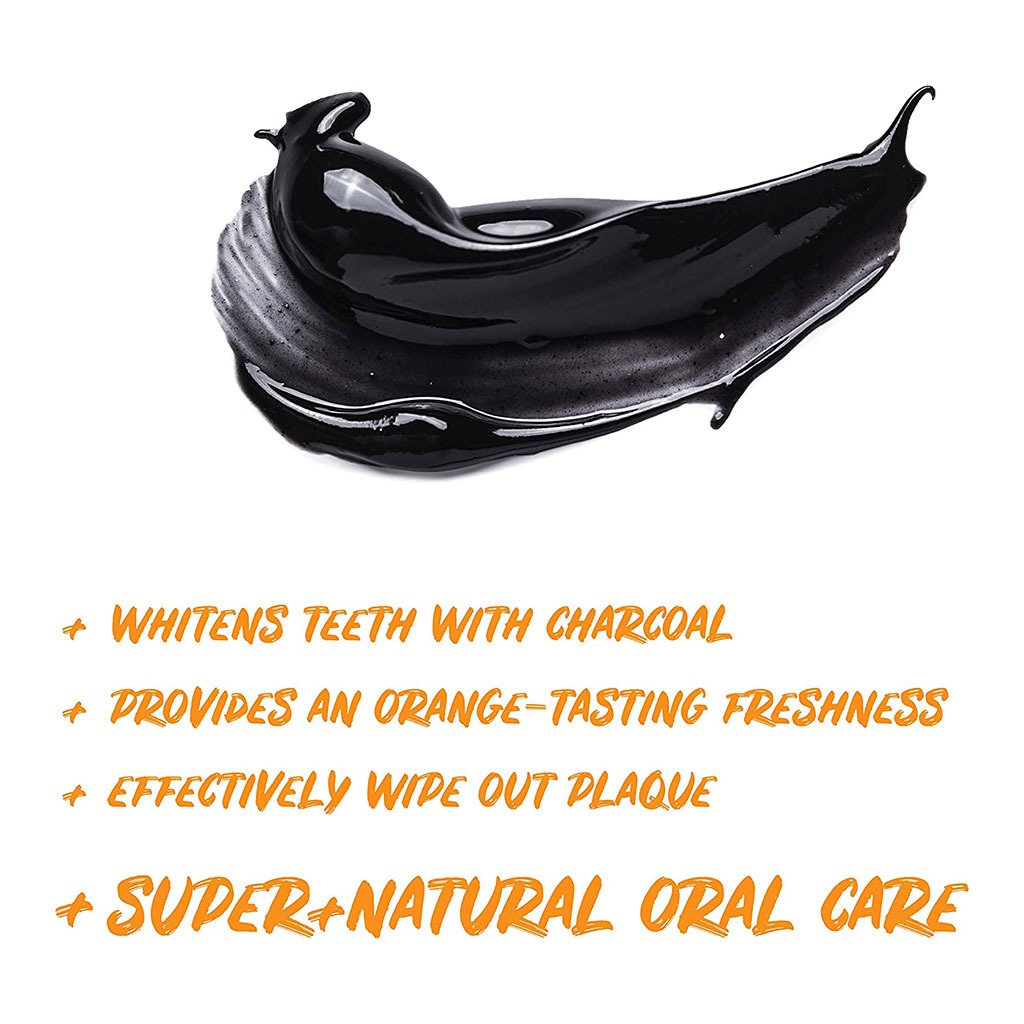 Ecodenta Fluoride Free Black Orange Whitening Toothpaste 100ml - Easy Pharmacy LLC