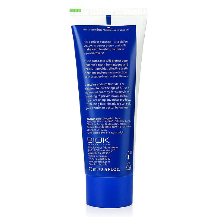 Ecodenta Colour Surprise Cavity Fighting Kids Toothpaste With Fluoride 75ml - Easy Pharmacy LLC