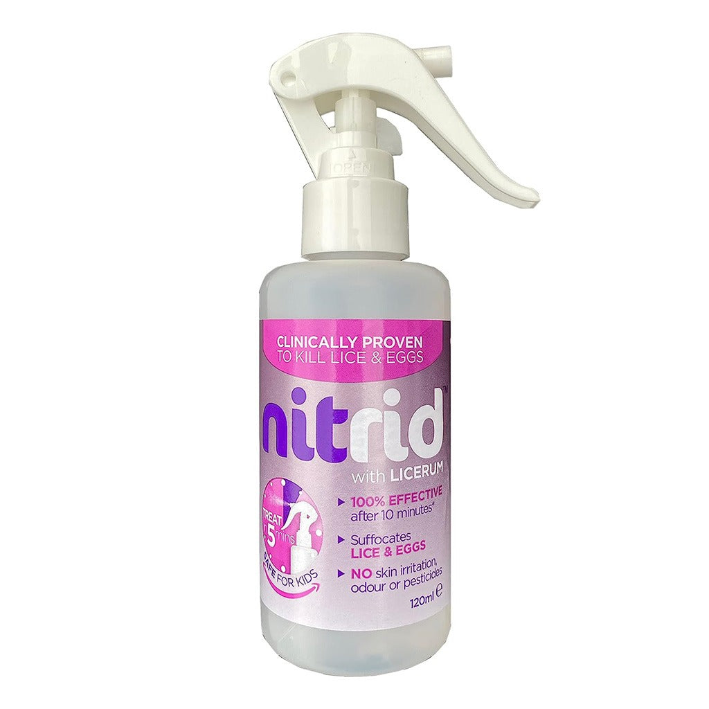 Nitrid Anti-Lice Spray For Kids & Adults 120ml - Easy Pharmacy LLC