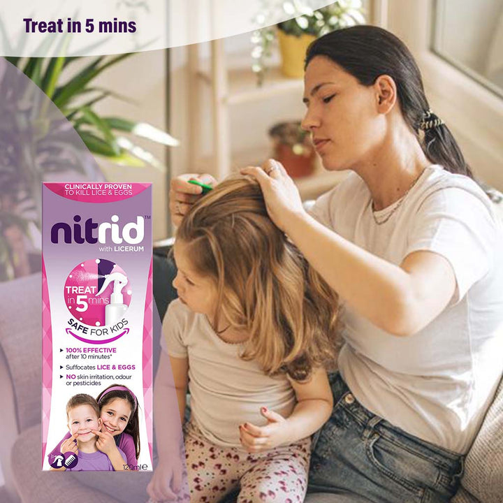 Nitrid Anti-Lice Spray For Kids & Adults 120ml - Easy Pharmacy LLC