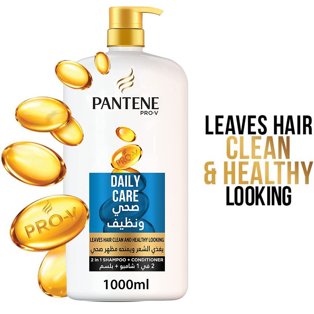 Pantene Pro-V Daily Care 2-In-One Shampoo + Conditioner 1L - Easy Pharmacy LLC