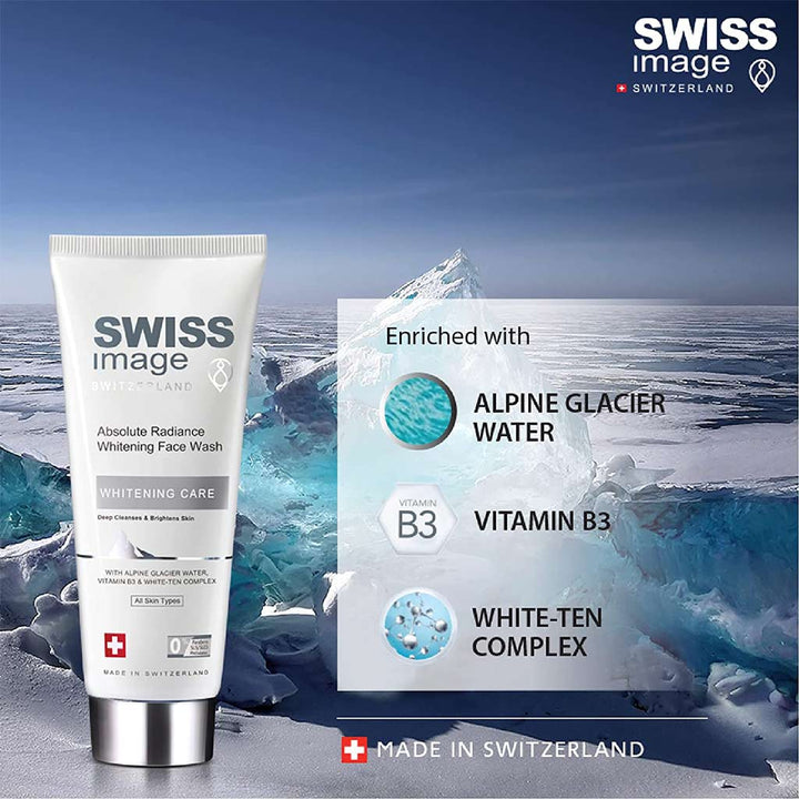 Swiss Image Whitening Care Absolute Radiance Face Wash For All Skin Types 200ml - Easy Pharmacy LLC