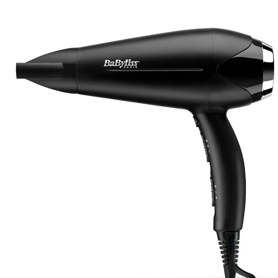 Babyliss Anti-Frizz Control DC Motor 2200W 3 Heat 2 Speed Cool Shot Lightweight Hair Dryer Black
