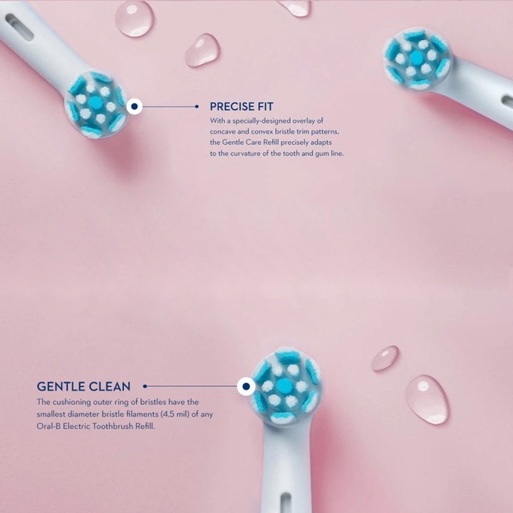 Braun Oral B iO Gentle Care Replacement Brush Heads White, Pack of 2's - Easy Pharmacy LLC