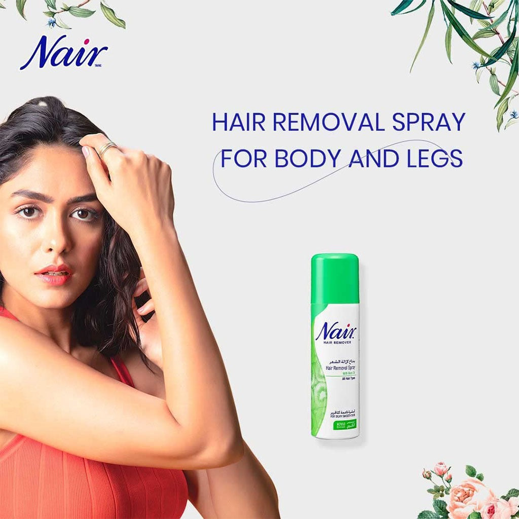 Nair Hair Removal Spray With Baby Oil & Kiwi Extract 200ml - Easy Pharmacy LLC