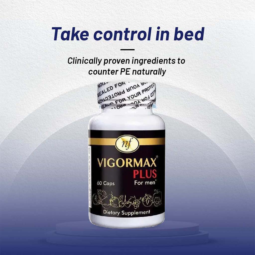 Natural Fervor Vigormax Plus Performance Enhancing Capsules For Men, Pack of 60's - Easy Pharmacy LLC