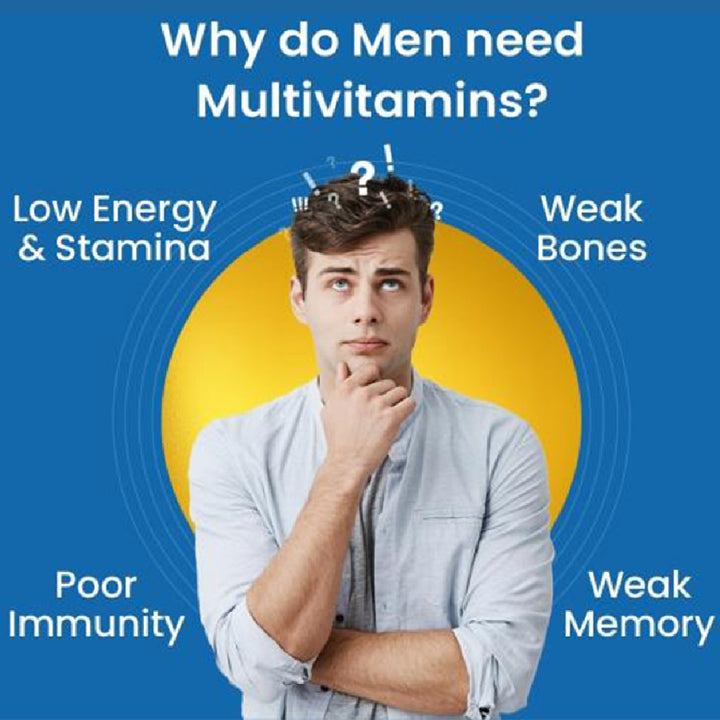 Natural Fervor Megaton Men Super Multivitamin Tablets, Pack of 60's - Easy Pharmacy LLC