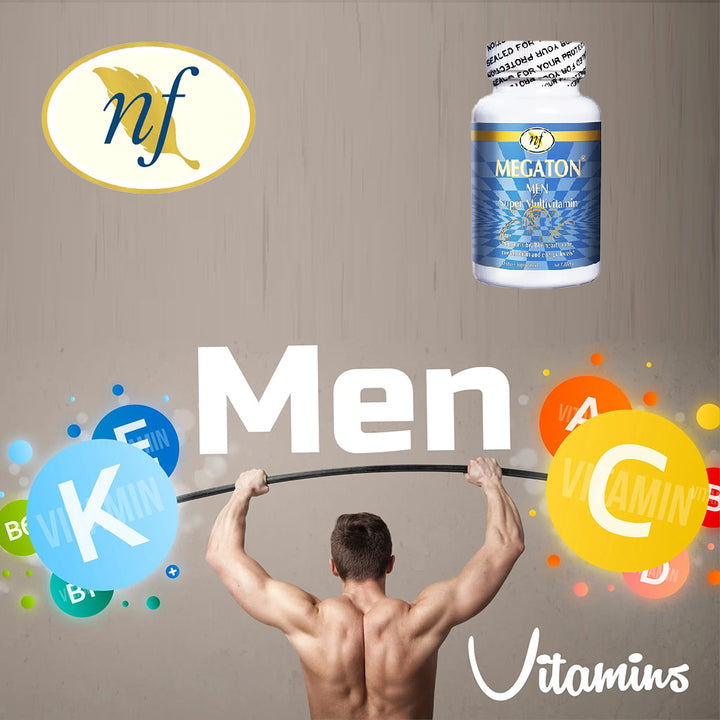 Natural Fervor Megaton Men Super Multivitamin Tablets, Pack of 60's - Easy Pharmacy LLC