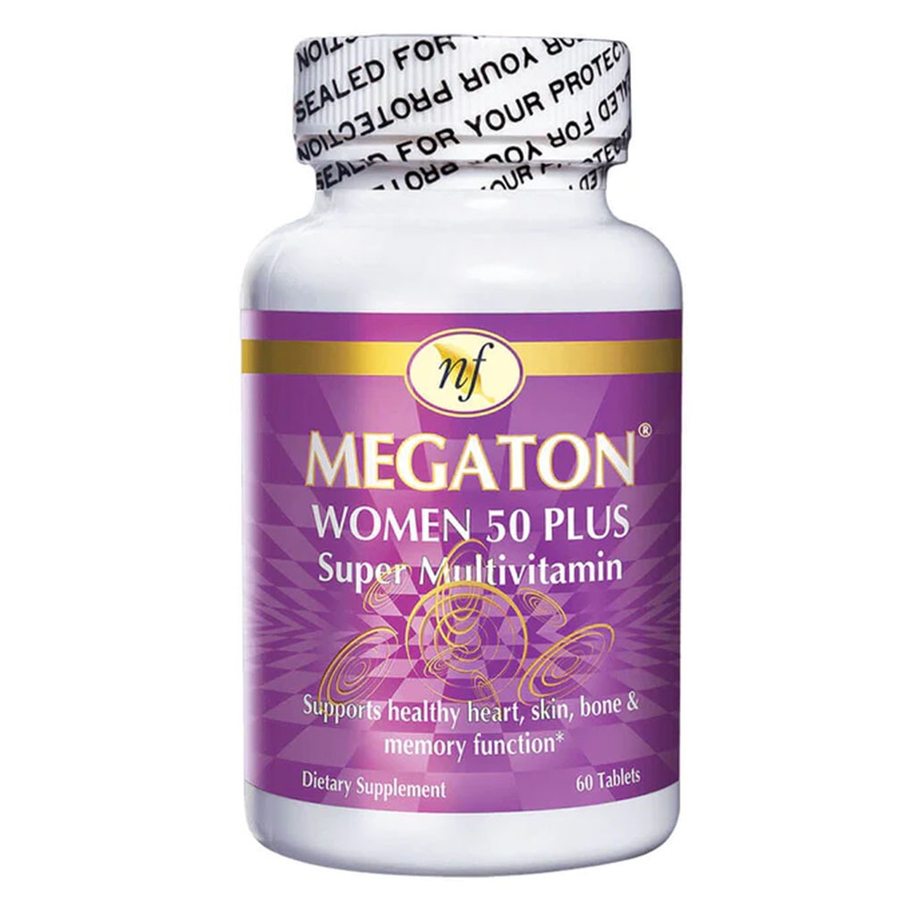 Natural Fervor Megaton Women 50 Plus Super Multivitamin Tablets, Pack of 60's - Easy Pharmacy LLC
