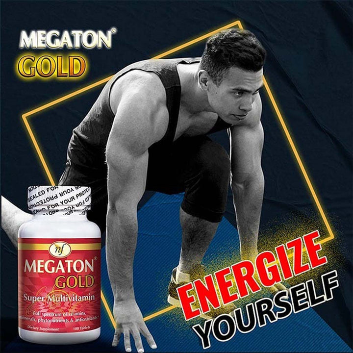 Natural Fervor Megaton Gold Super Multivitamin Supplement Tablets, Pack of 100's - Easy Pharmacy LLC