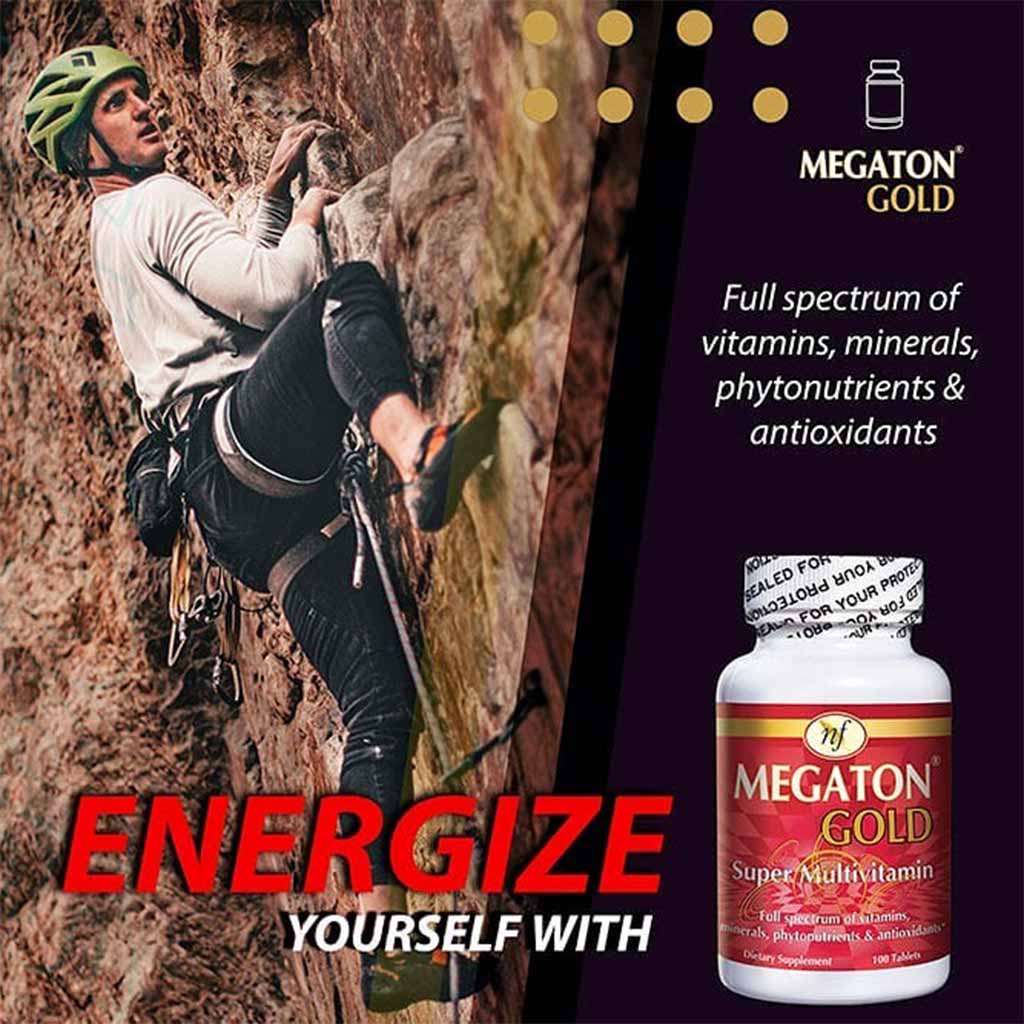 Natural Fervor Megaton Gold Super Multivitamin Supplement Tablets, Pack of 100's - Easy Pharmacy LLC