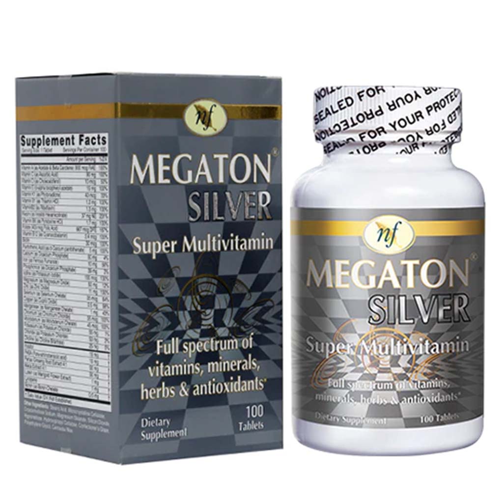 Natural Fervor Megaton Silver Super Multivitamin Tablets For Men, Pack of 100's - Easy Pharmacy LLC