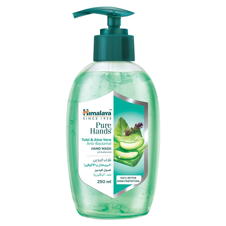 Himalaya Pure Hands Tulsi & Aloe Vera Anti-Bacterial Hand Wash 250ml - Easy Pharmacy LLC