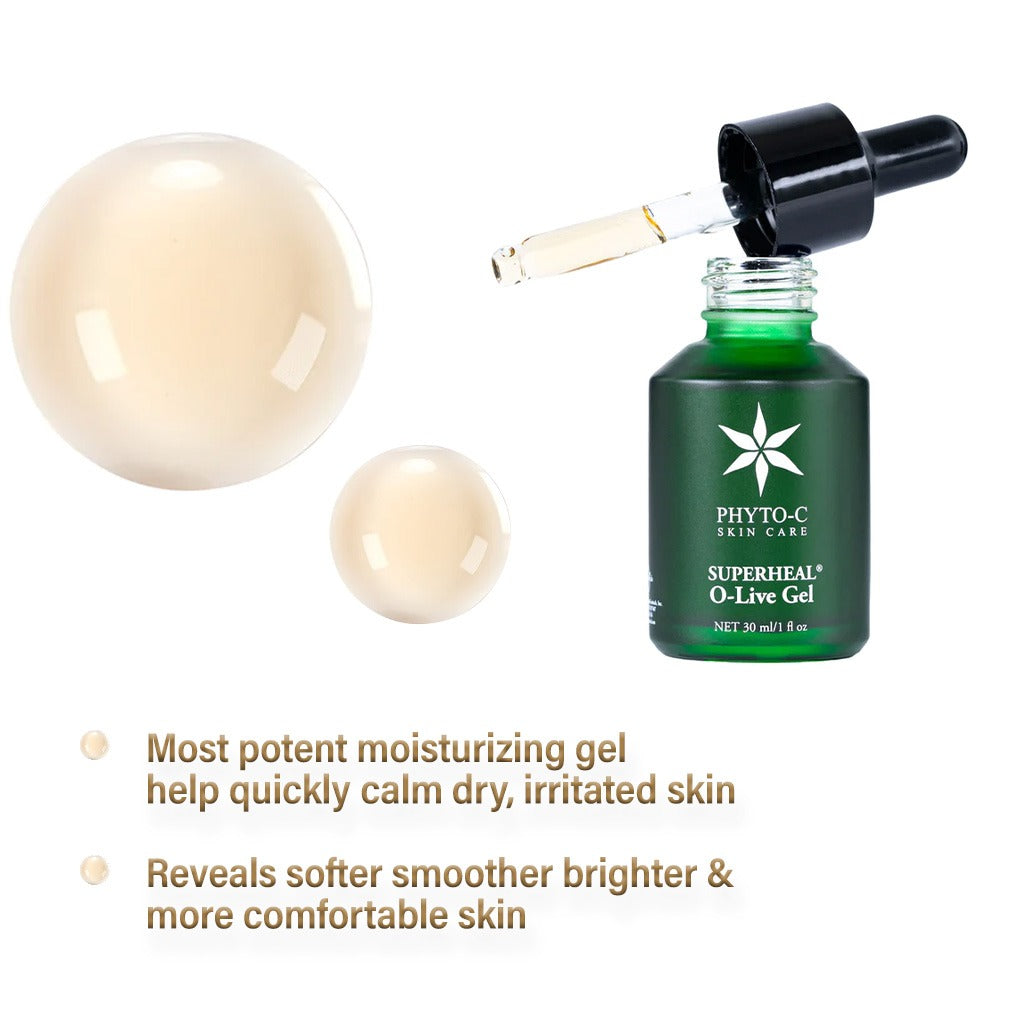 Phyto-C Superheal O-Live Moisturizing Gel With Hyaluronic Acid & Olive Leaf Extract 30ml - Easy Pharmacy LLC