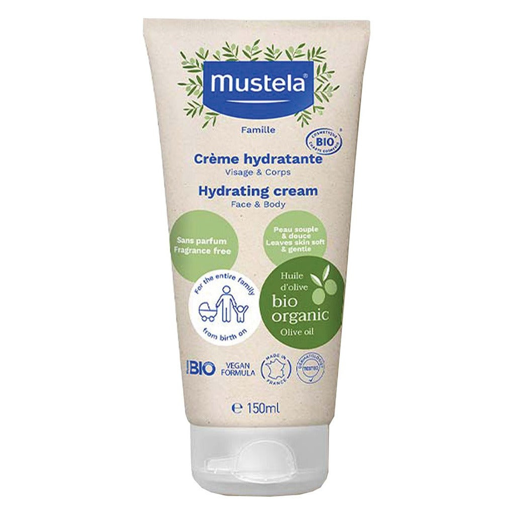Mustela Bio Organic Hydrating Baby Cream For Face And Body 150ml - Easy Pharmacy LLC