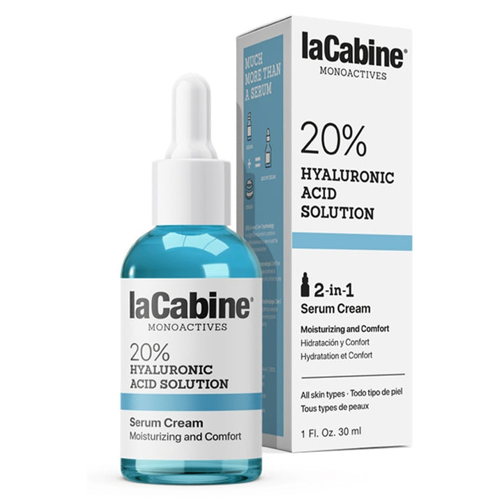 LaCabine Monoactives 20% Hyaluronic Acid Serum Cream Moisturizer 30ml - Easy Pharmacy LLC