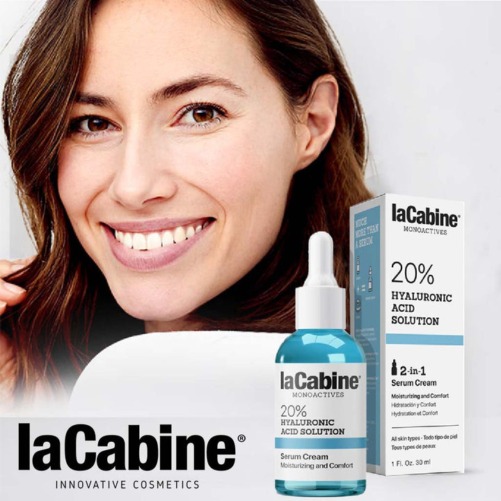 LaCabine Monoactives 20% Hyaluronic Acid Serum Cream Moisturizer 30ml - Easy Pharmacy LLC
