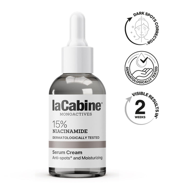 LaCabine Monoactives 15% Niacinamide Hydrating Serum Cream For Blemishes & Marks 30ml - Easy Pharmacy LLC