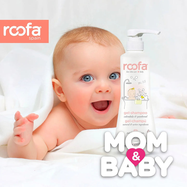 Roofa Soft Gel Baby Shampoo With Calendula & Panthenol For Sensitive Skin 500ml - Easy Pharmacy LLC