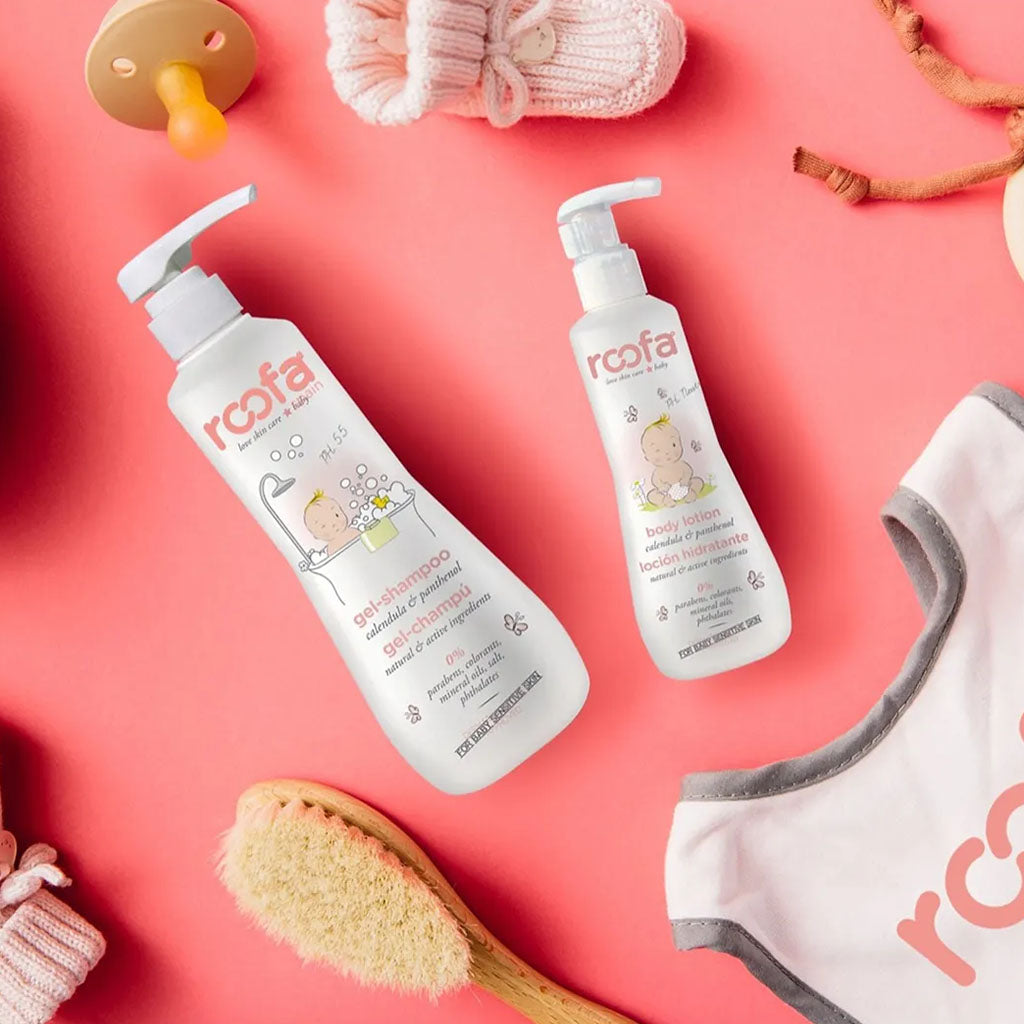 Roofa Soft Gel Baby Shampoo With Calendula & Panthenol For Sensitive Skin 500ml - Easy Pharmacy LLC