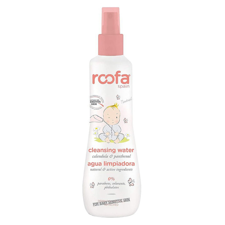 Roofa Baby Face and Body Cleansing Water With Calendula & Panthenol For Sensitive Skin 200ml - Easy Pharmacy LLC