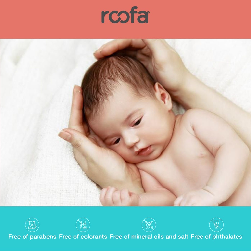 Roofa Baby Face and Body Cleansing Water With Calendula & Panthenol For Sensitive Skin 200ml - Easy Pharmacy LLC