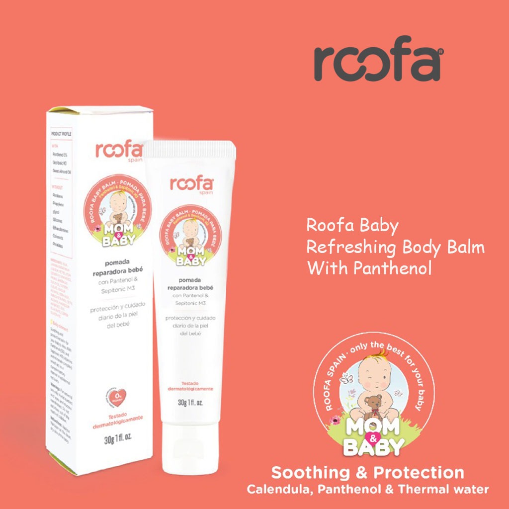 Roofa Baby Refreshing Body Balm With Panthenol 30g - Easy Pharmacy LLC