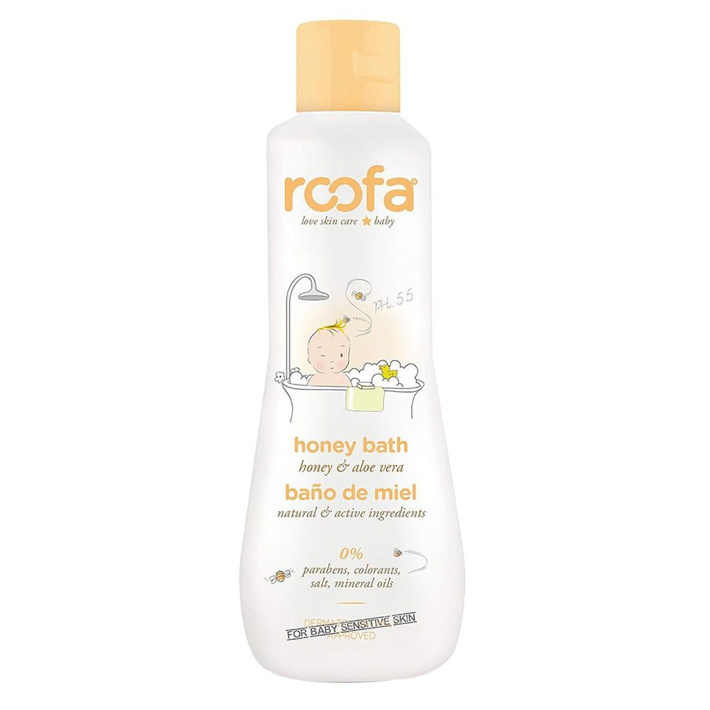 Roofa Baby Honey Bath Gel With Aloe Vera For Sensitive Skin 200ml - Easy Pharmacy LLC