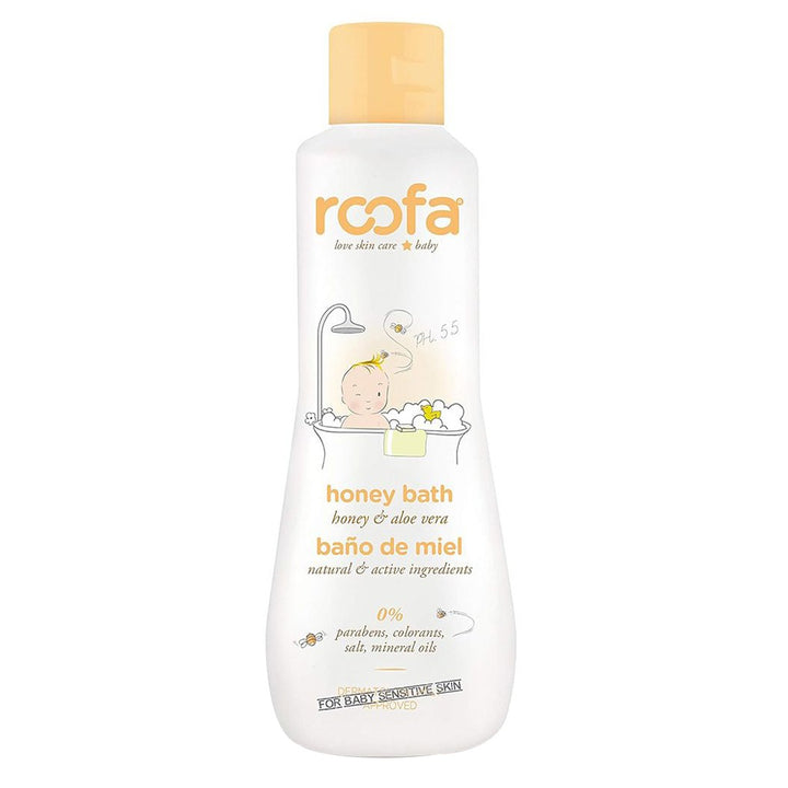 Roofa Baby Honey Bath Gel With Aloe Vera For Sensitive Skin 200ml - Easy Pharmacy LLC