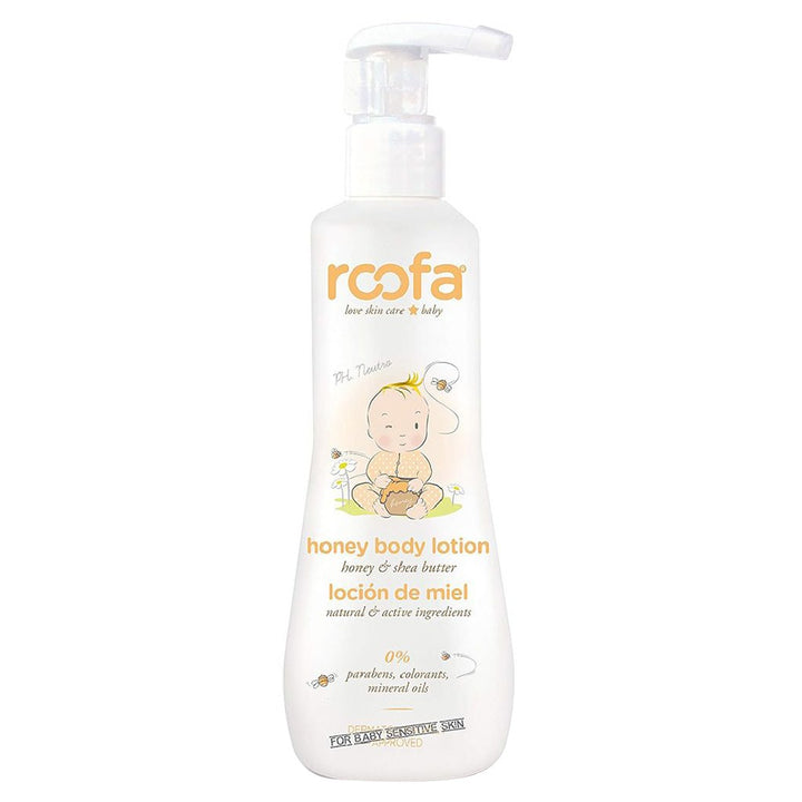 Roofa Baby Moisturizing Honey Body Lotion With Shea Butter For Sensitive Skin 200ml - Easy Pharmacy LLC