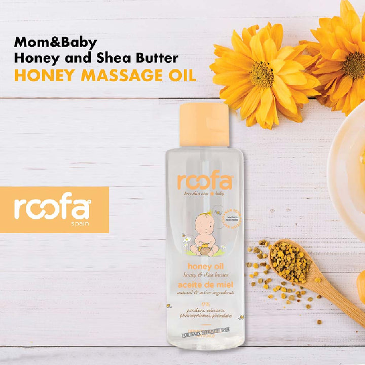 Roofa Baby Honey Massage Oil With Shea Butter For Sensitive Skin 100ml - Easy Pharmacy LLC