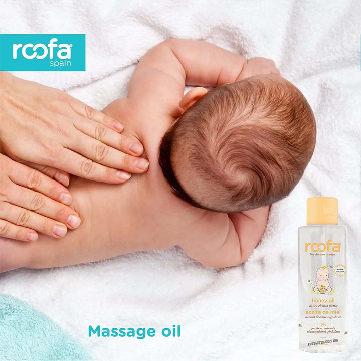 Roofa Baby Honey Massage Oil With Shea Butter For Sensitive Skin 100ml - Easy Pharmacy LLC