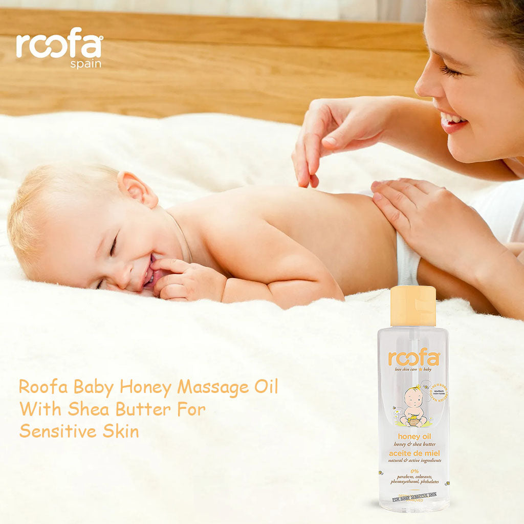 Roofa Baby Honey Massage Oil With Shea Butter For Sensitive Skin 100ml - Easy Pharmacy LLC