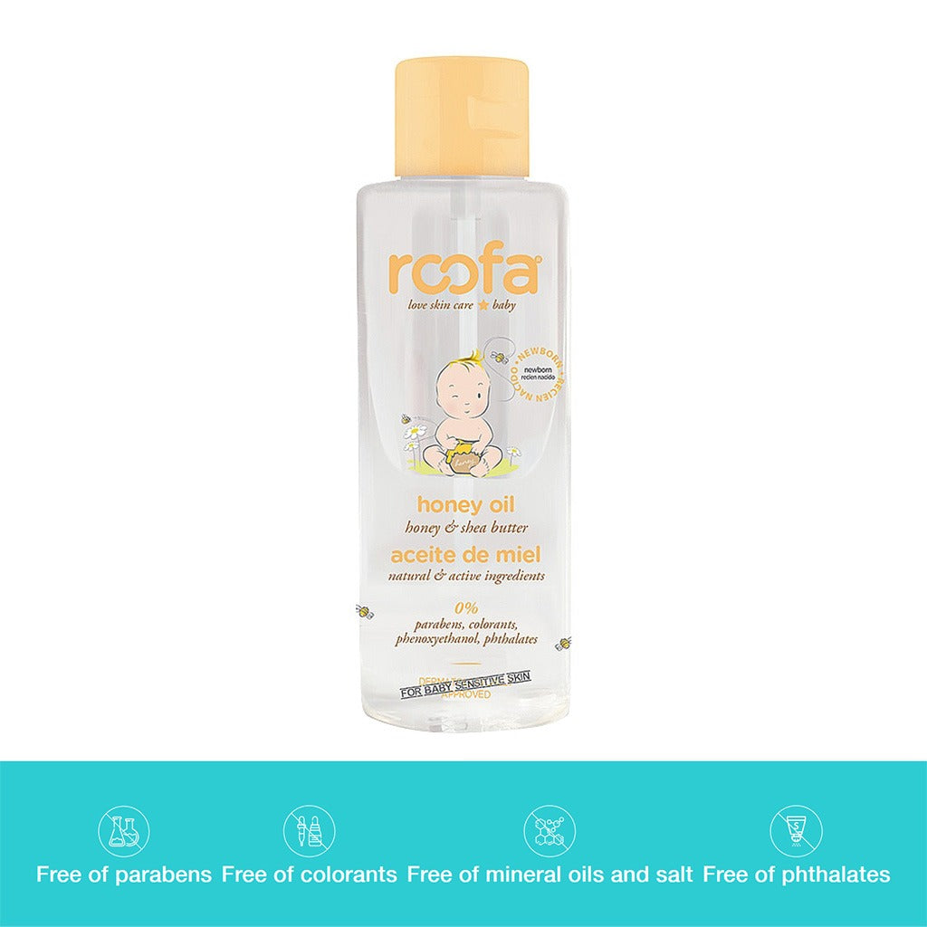 Roofa Baby Honey Massage Oil With Shea Butter For Sensitive Skin 100ml - Easy Pharmacy LLC