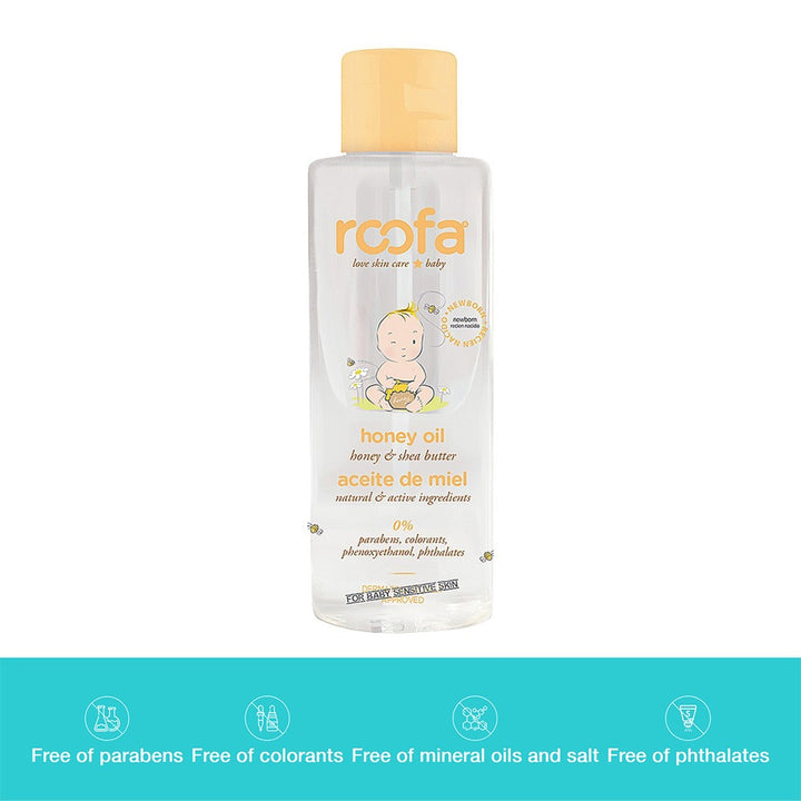 Roofa Baby Honey Massage Oil With Shea Butter For Sensitive Skin 100ml - Easy Pharmacy LLC