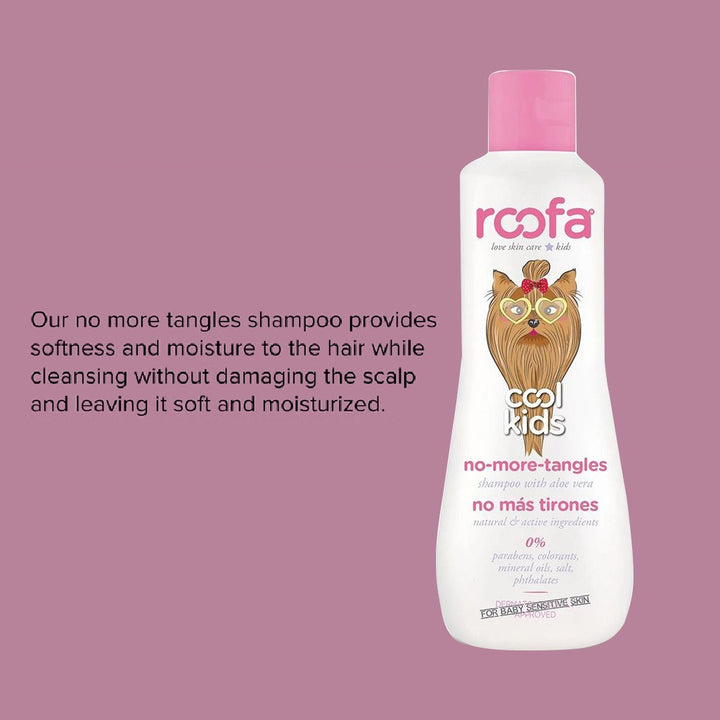Roofa Cool Kids No More Tangles Hair care Shampoo With Aloe Vera 300ml - Easy Pharmacy LLC