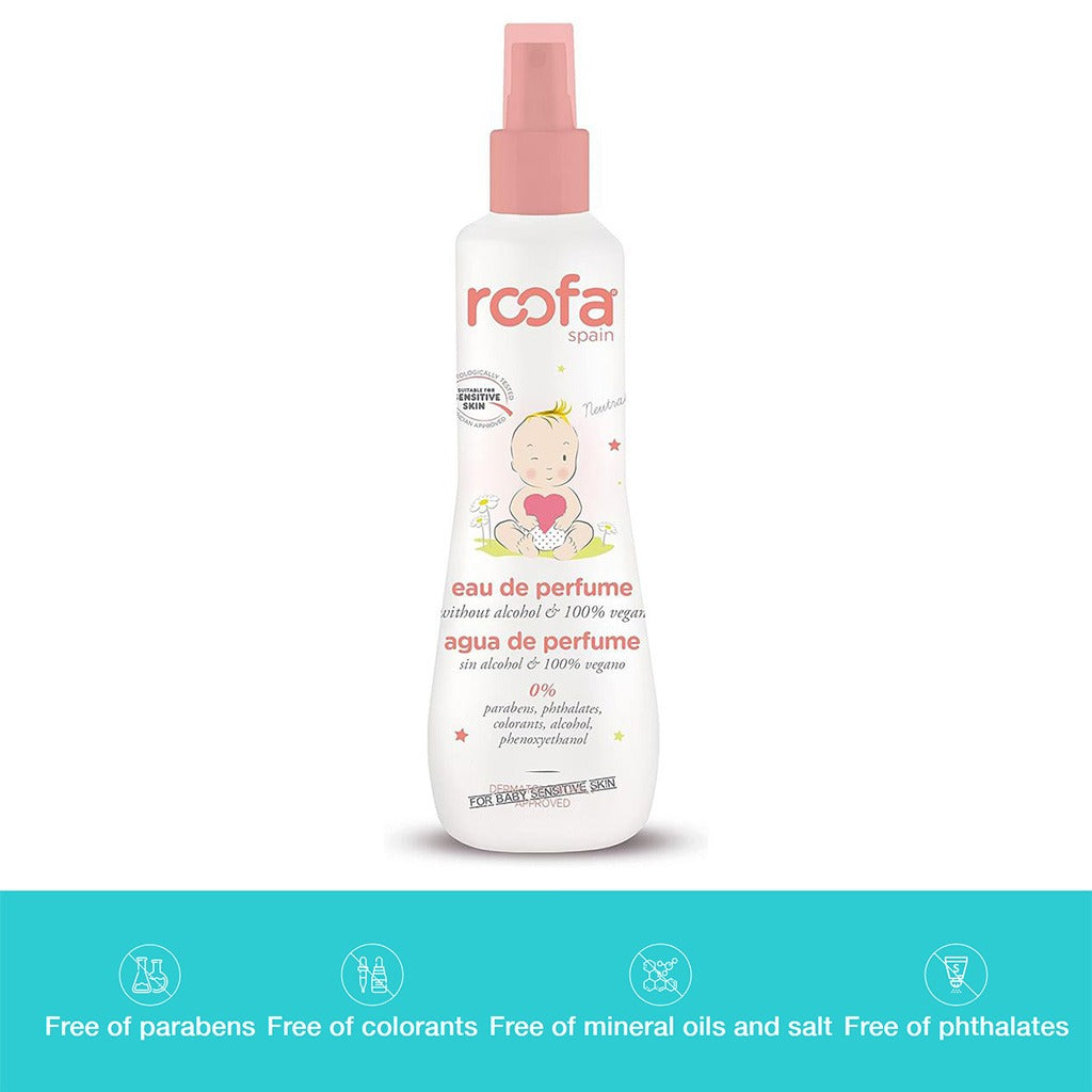 Roofa Baby Alcohol-Free Eau De Parfum With Thermal Water 200ml - Easy Pharmacy LLC