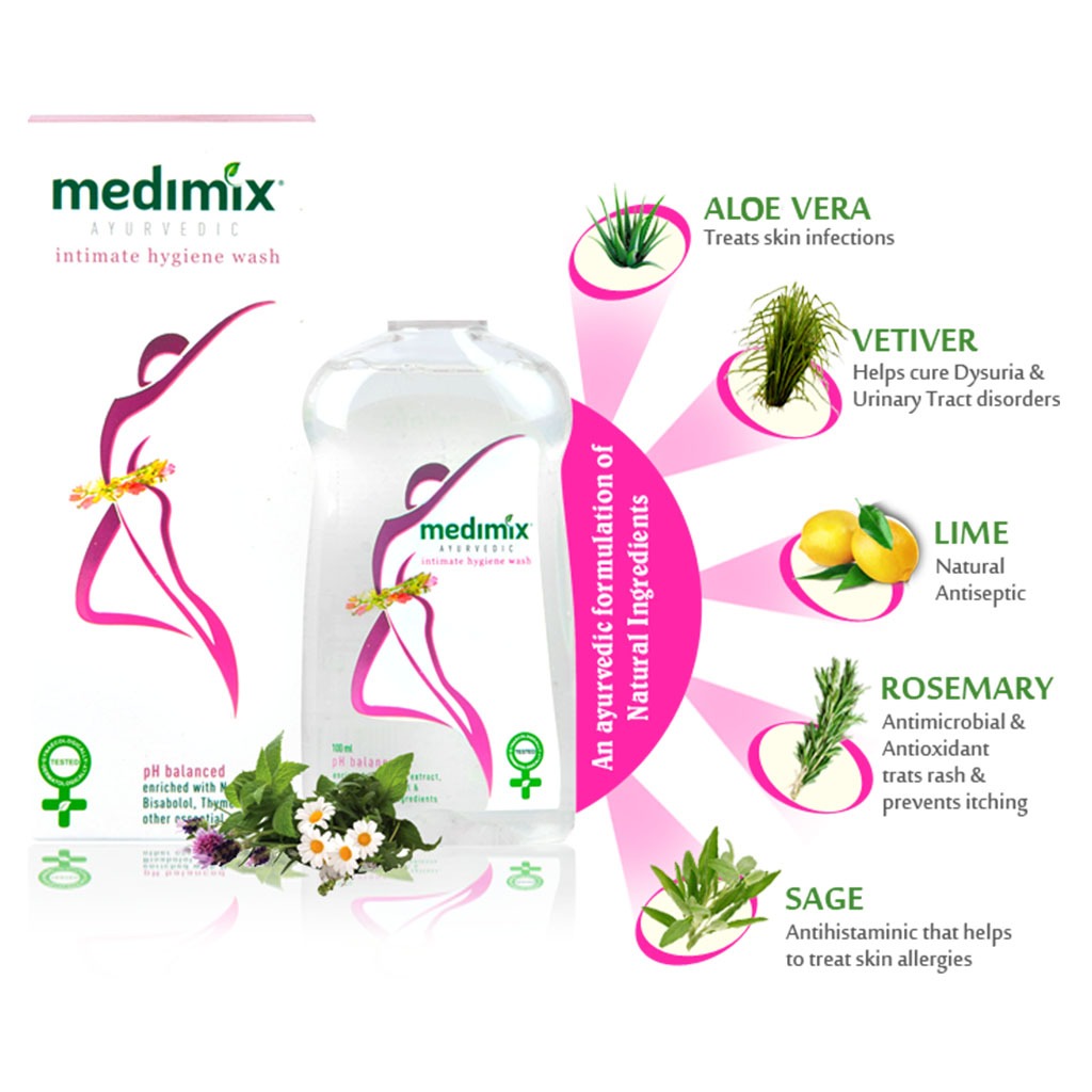 Medimix Ayurvedic Intimate Hygiene Wash 200ml - Easy Pharmacy LLC