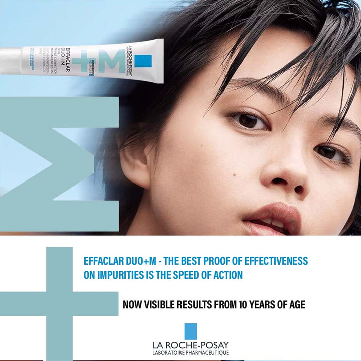 La Roche-Posay Effaclar Duo + M Anti-Imperfections Triple Corrective Care Cream For Oily & Acne-Prone Skin 40ml - Easy Pharmacy LLC