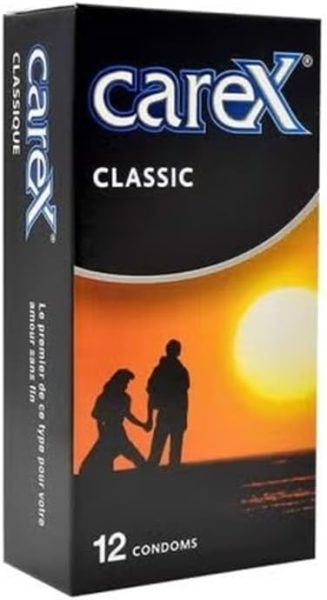 Carex Classic Condoms, Pack of 12, Dermatologically Tested