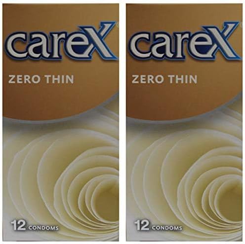 Carex Zero Thin Condoms 24 Count Set of 2