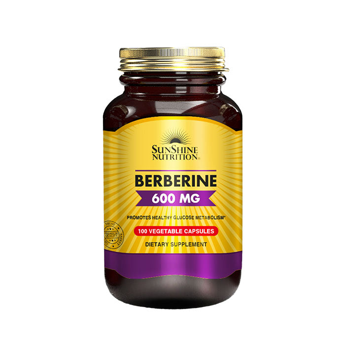 Sunshine Nutrition Berberine 600 mg – 100 Capsules