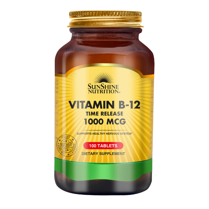 Sunshine Nutrition Vitamin B12 1000 mcg – 100 Tablets