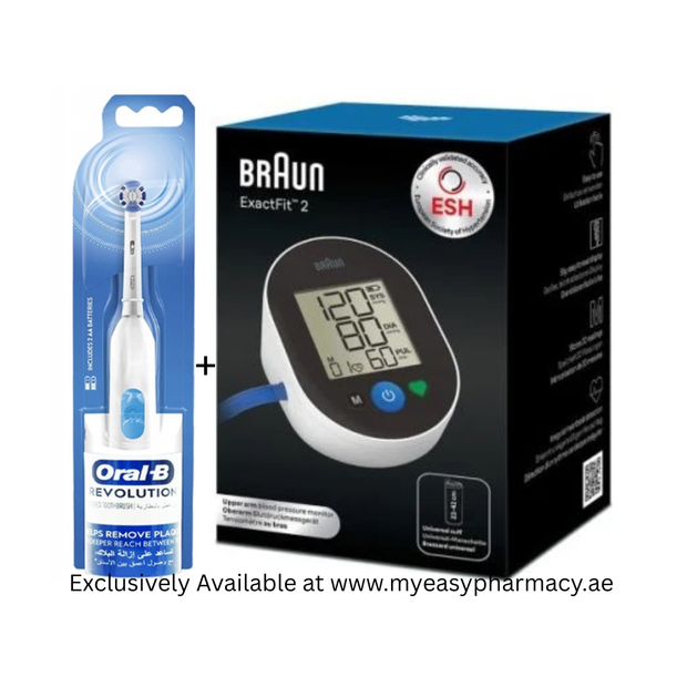 Exploring the Double Benefits of the Braun ExactFit 2 Blood Pressure Monitor and Oral-B Revolution Toothbrush Combo Pack